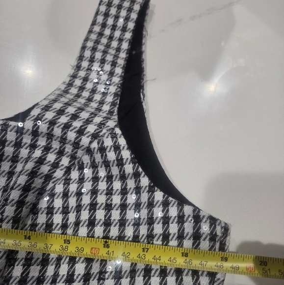 WAYF Icon Sequin Gingham Minidress SIZE XL NWT - Picture 10 of 12